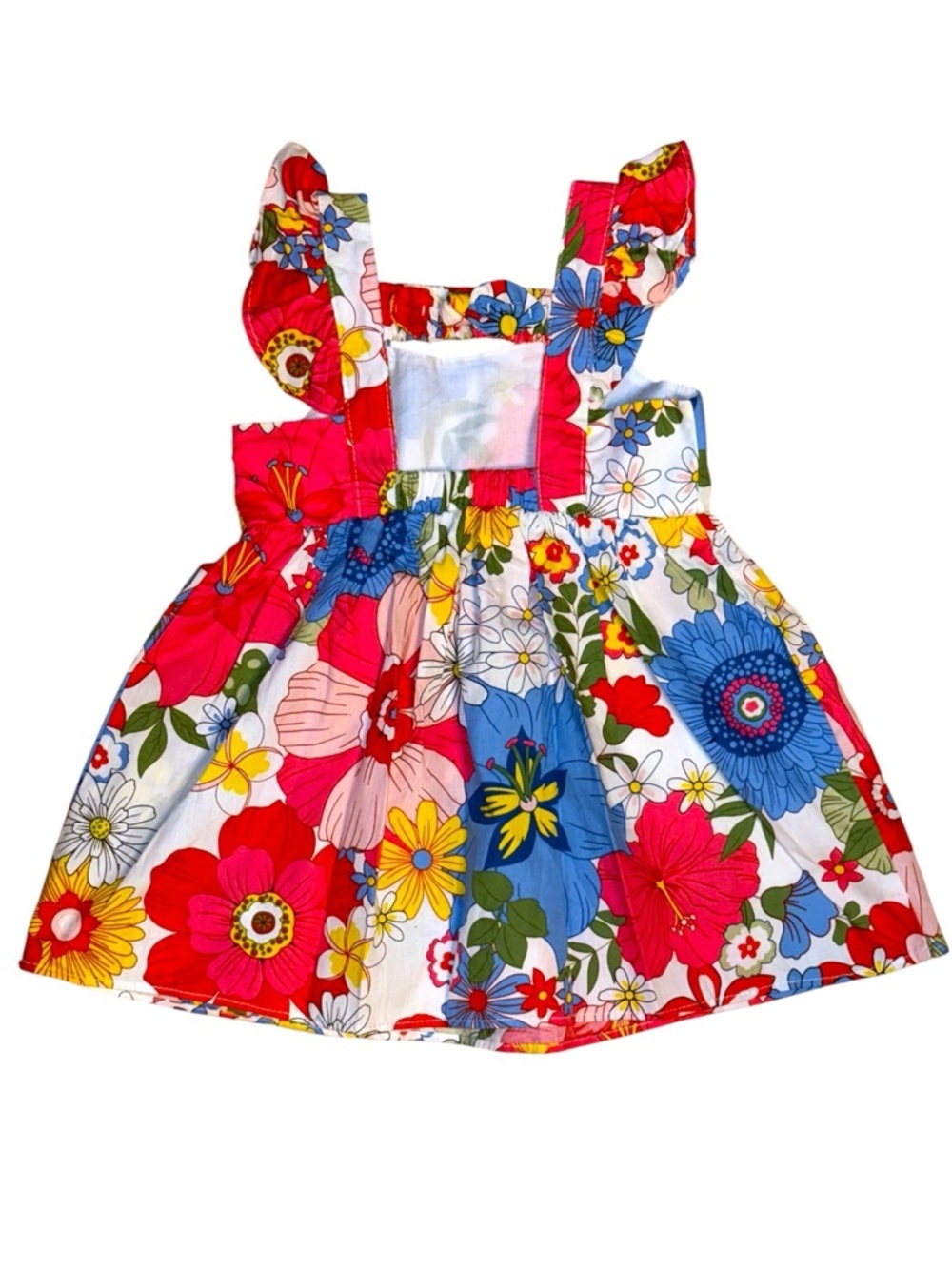 Counting Daisies Toddler Girls 18M Floral Dress NWT Bright Spring Summer - Picture 2 of 6